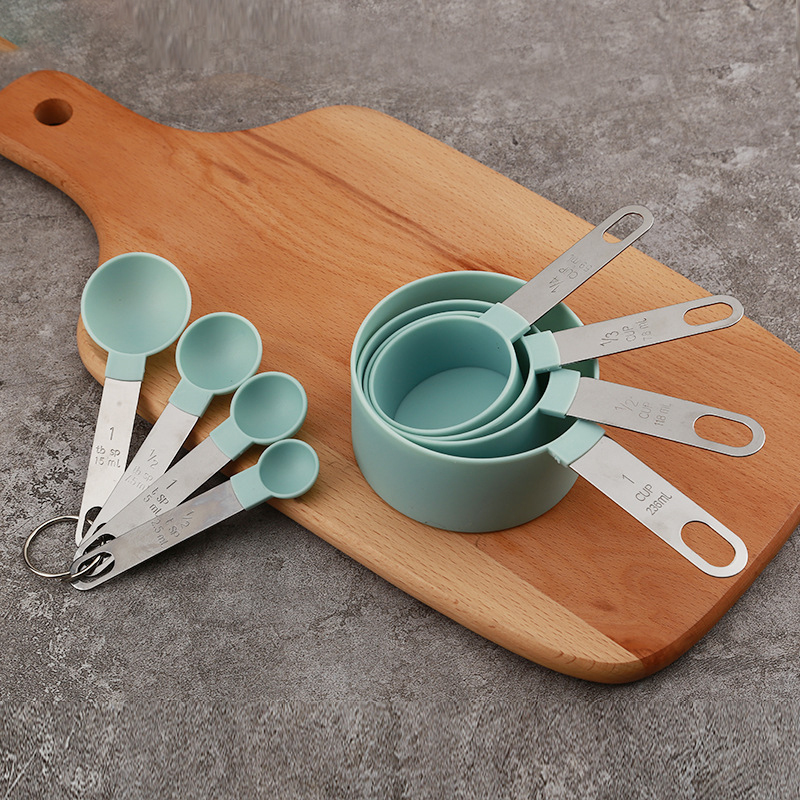 Kitchen Appliances Gift - 8PCS Measuring Cups Spoons Set For