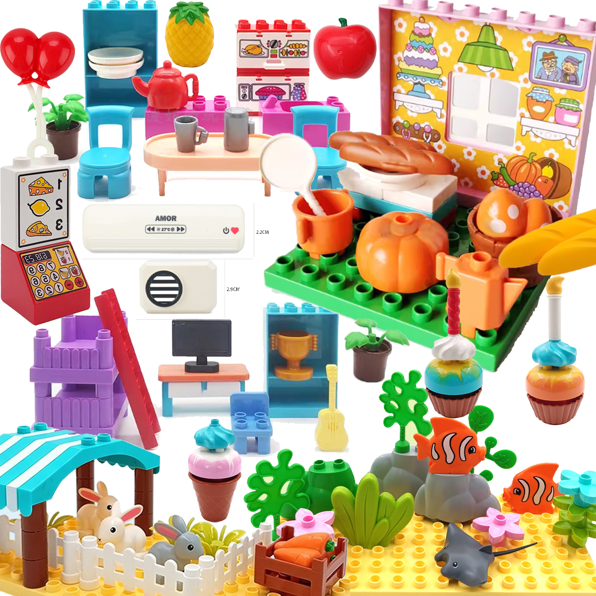Kitchen Appliances List - Large Building Blocks Scene Accessories Dining