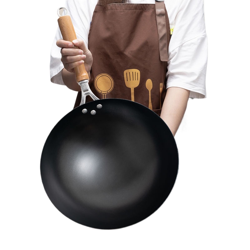 Wok Electric Flat - Iron Wok Pan, 32cm Woks &