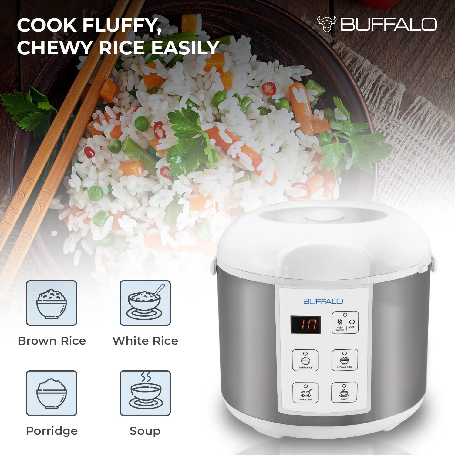Classic Rice Cooker 10 Cup wit – Rice Cooker 10 Cup Bewertung und Preis