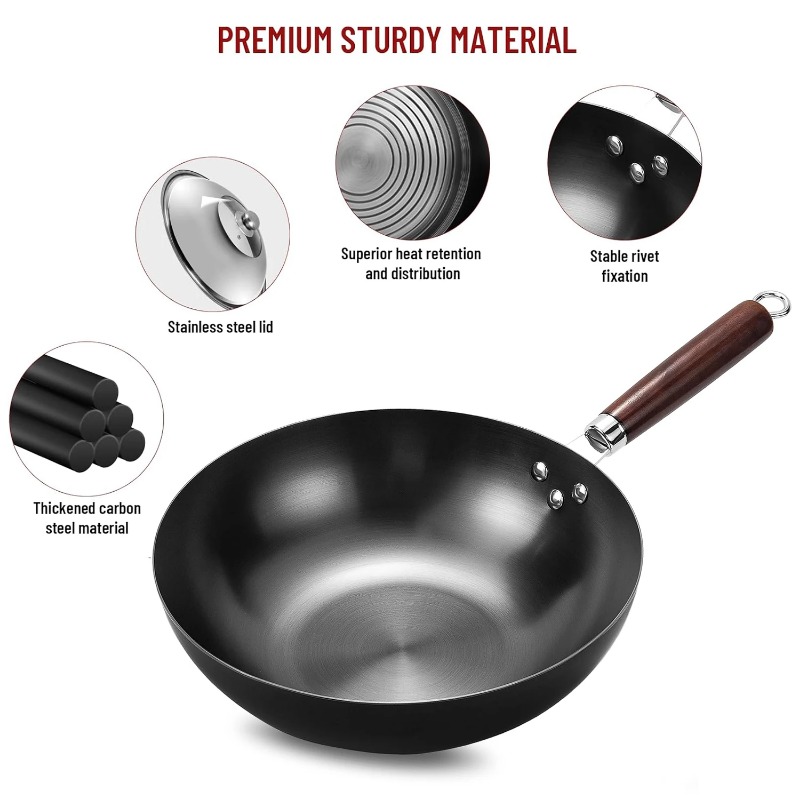 Flat Bottom Wok Pan 32cm Skill – Wok Electric Flat Bewertung und Preis