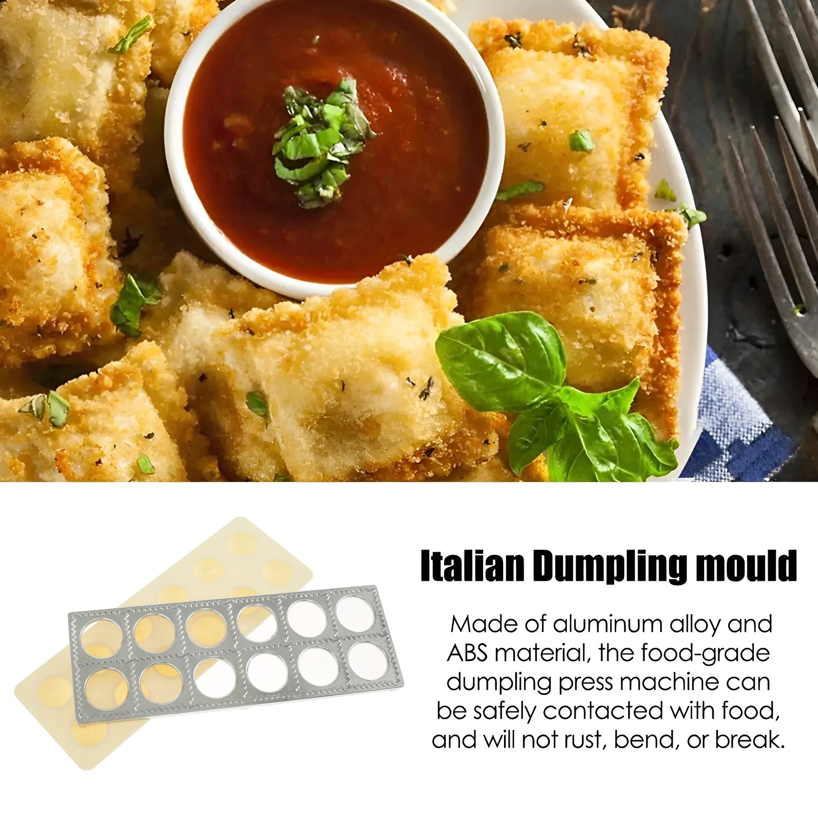 Dumpling Mold 12 Holes Ravioli – Kitchen Appliances Garage Bewertung und Preis
