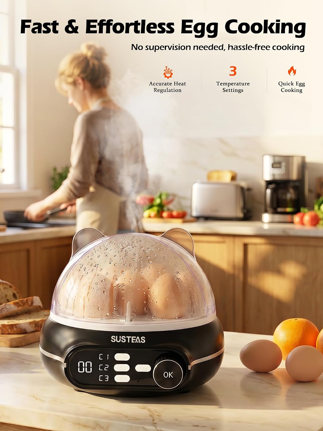 Torvani Store SUSTEAS Rapid Eg – Egg Cooker Rapid Bewertung und Preis