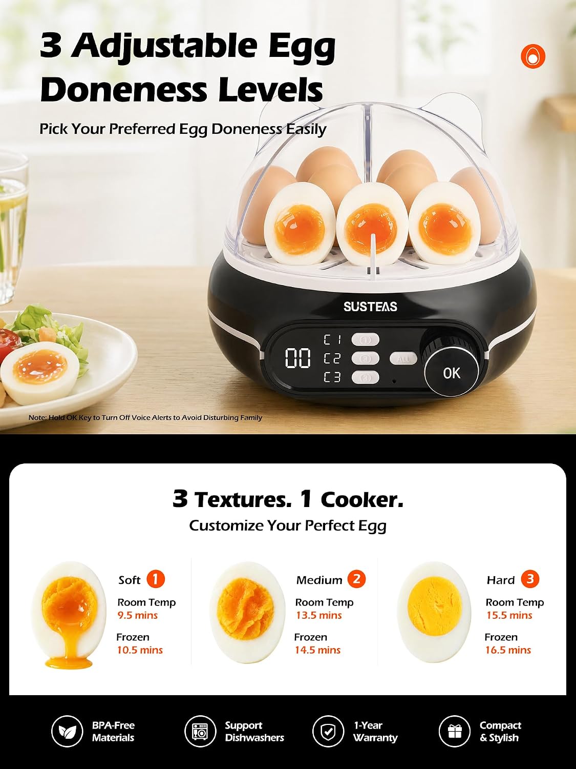Torvani Store SUSTEAS Rapid Eg – Egg Cooker Rapid Bewertung und Preis