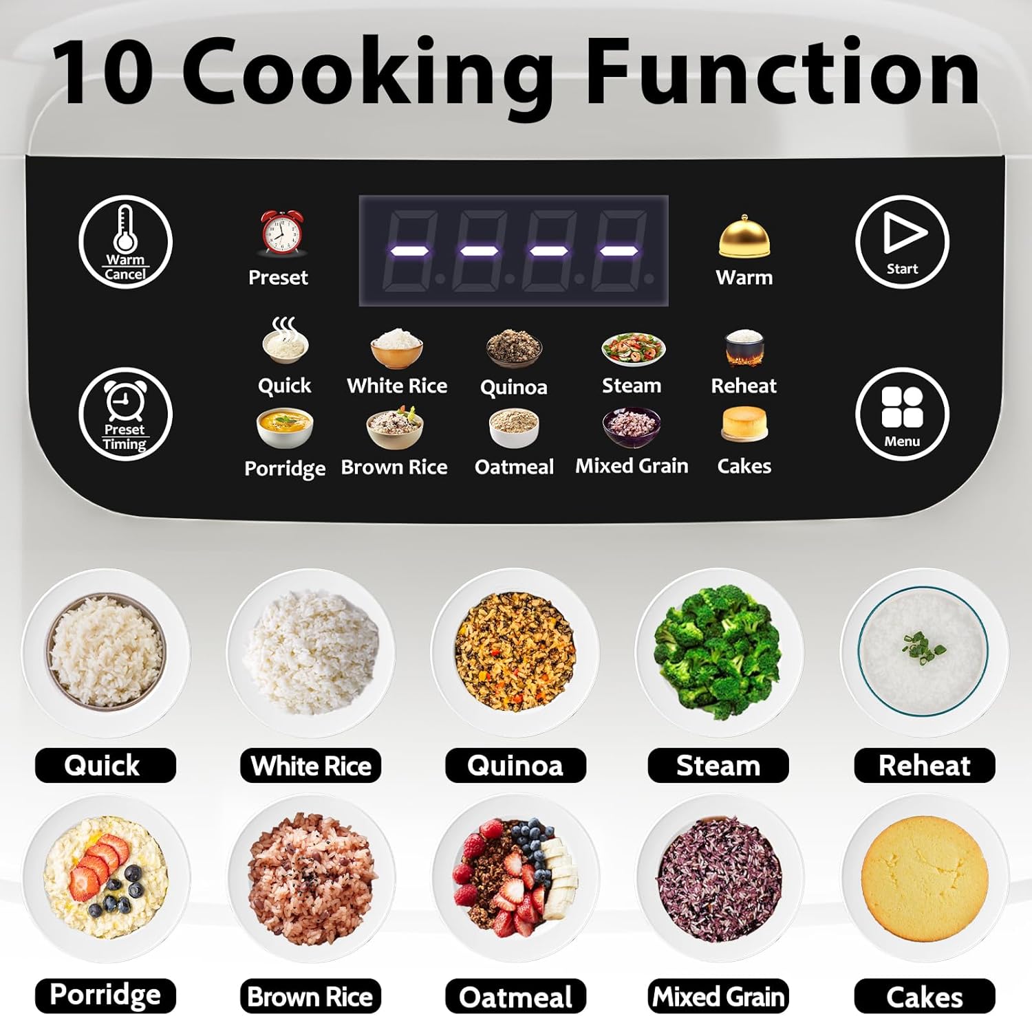 Portable Digital Rice Cooker,  – Rice Cooker 10 Cup Bewertung und Preis