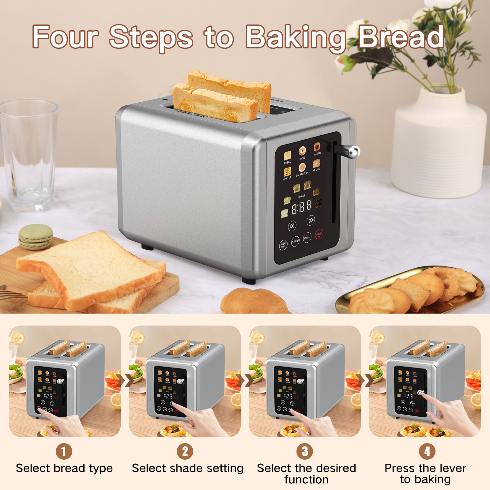 Stainless Steel Toaster 2-Slic – Toaster 4 Slice Bewertung und Preis