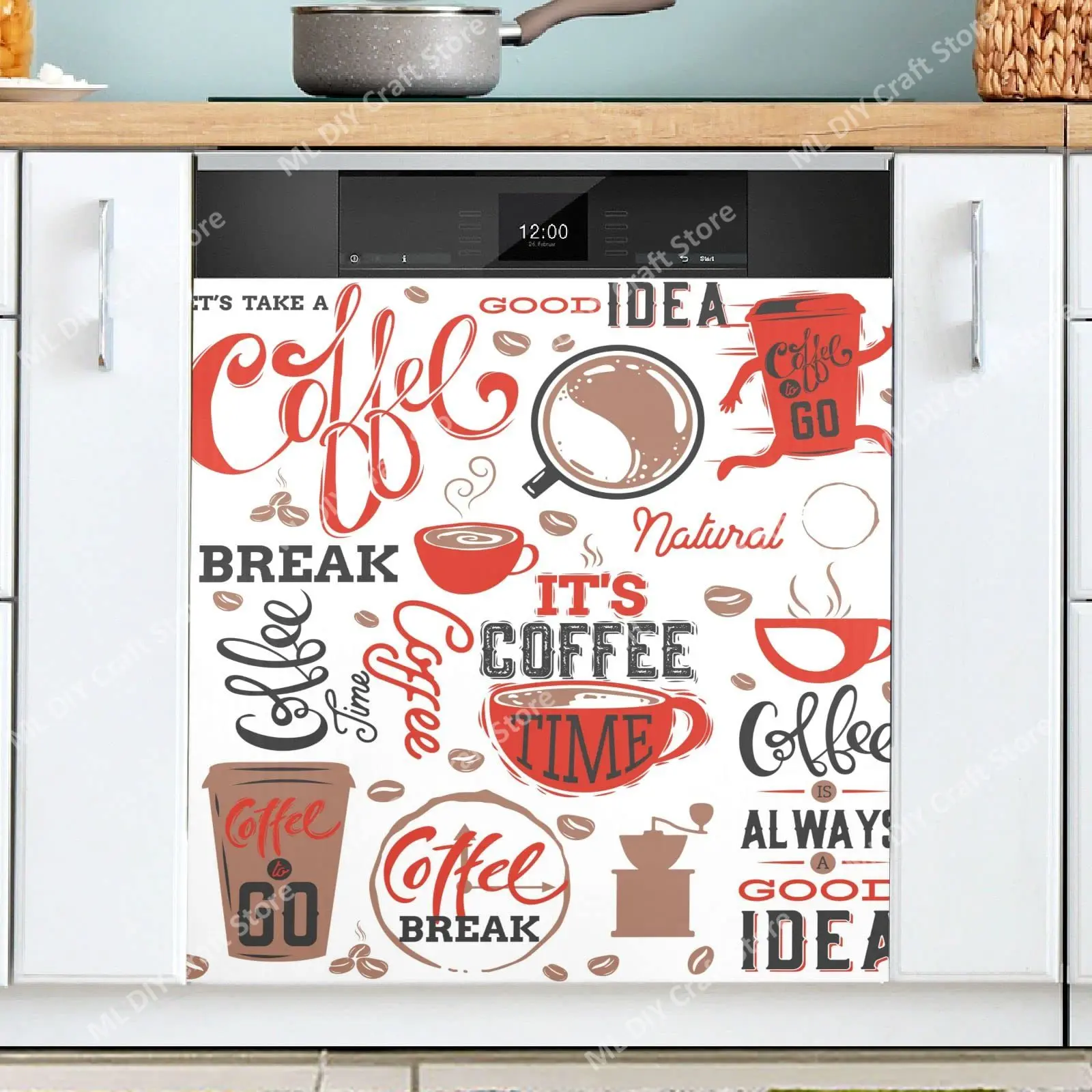 Retro Coffee Topics Cafe Desig – Kitchen Appliances Pictures Bewertung und Preis