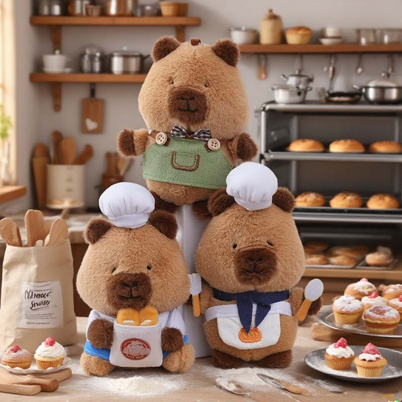 1-4PCS Capybara Plush Keychain – Kitchen Appliances Gift Bewertung und Preis