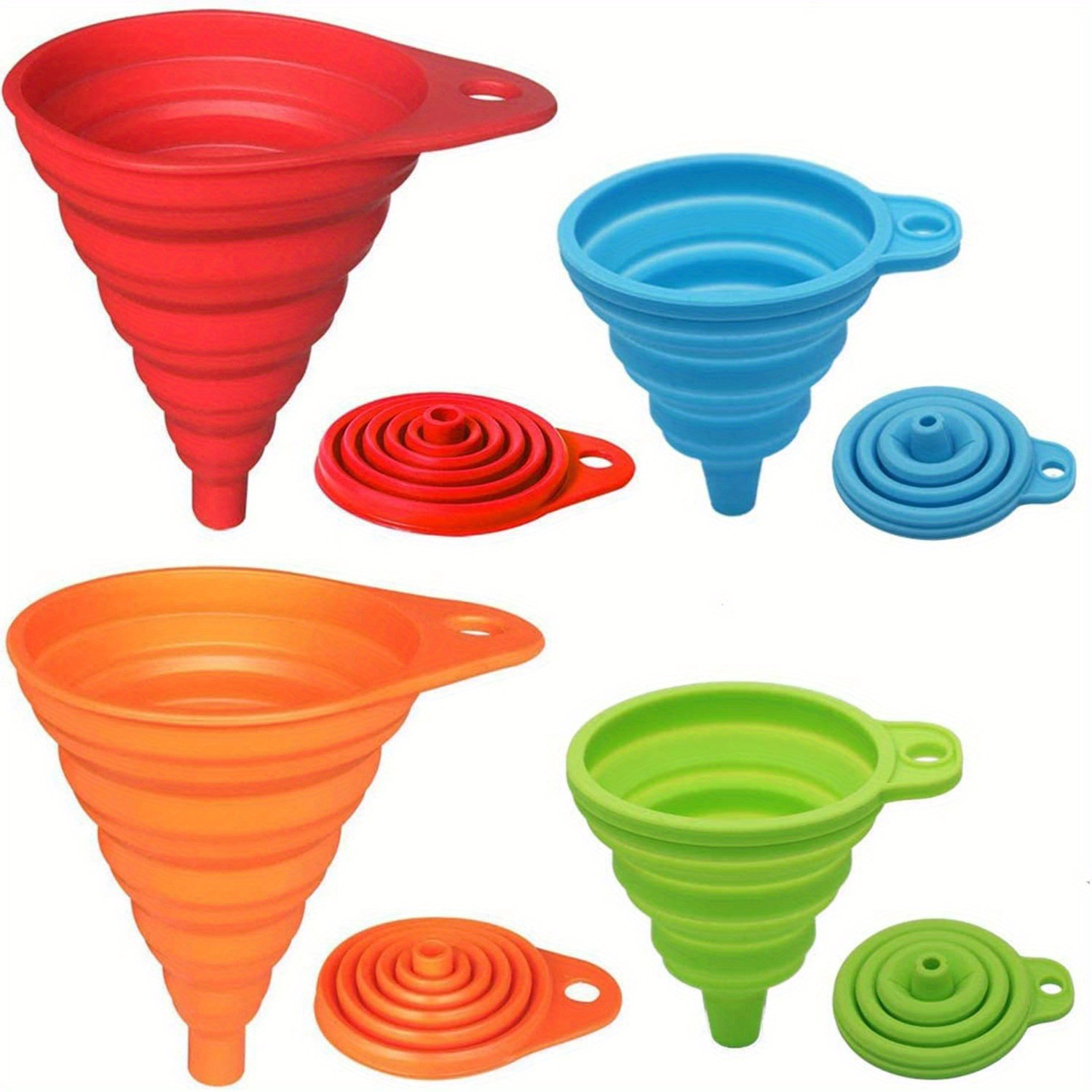 1/2/4PCS Silicone Collapsible  – Kitchen Appliances Garage Bewertung und Preis