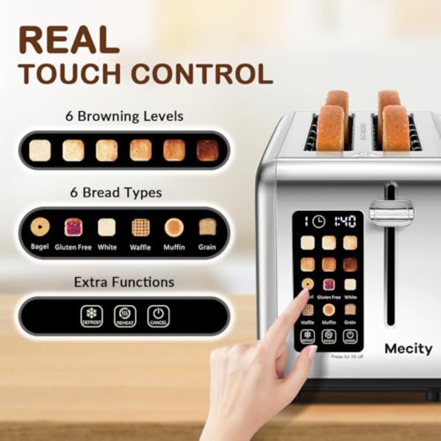 4 Slice Toaster Touch Screen 1 – Toaster 4 Slice Bewertung und Preis
