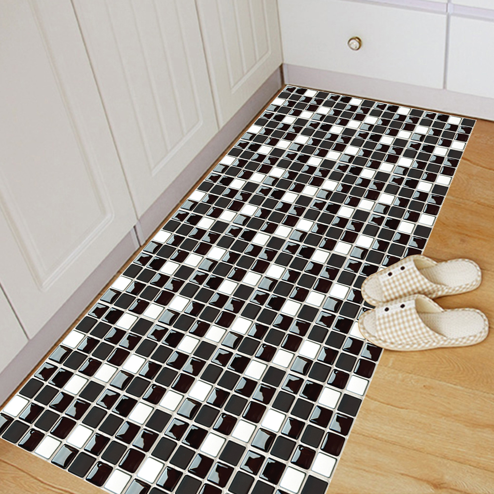 Black & White Marble Mosaic Ti – Kitchen Appliances In White Bewertung und Preis