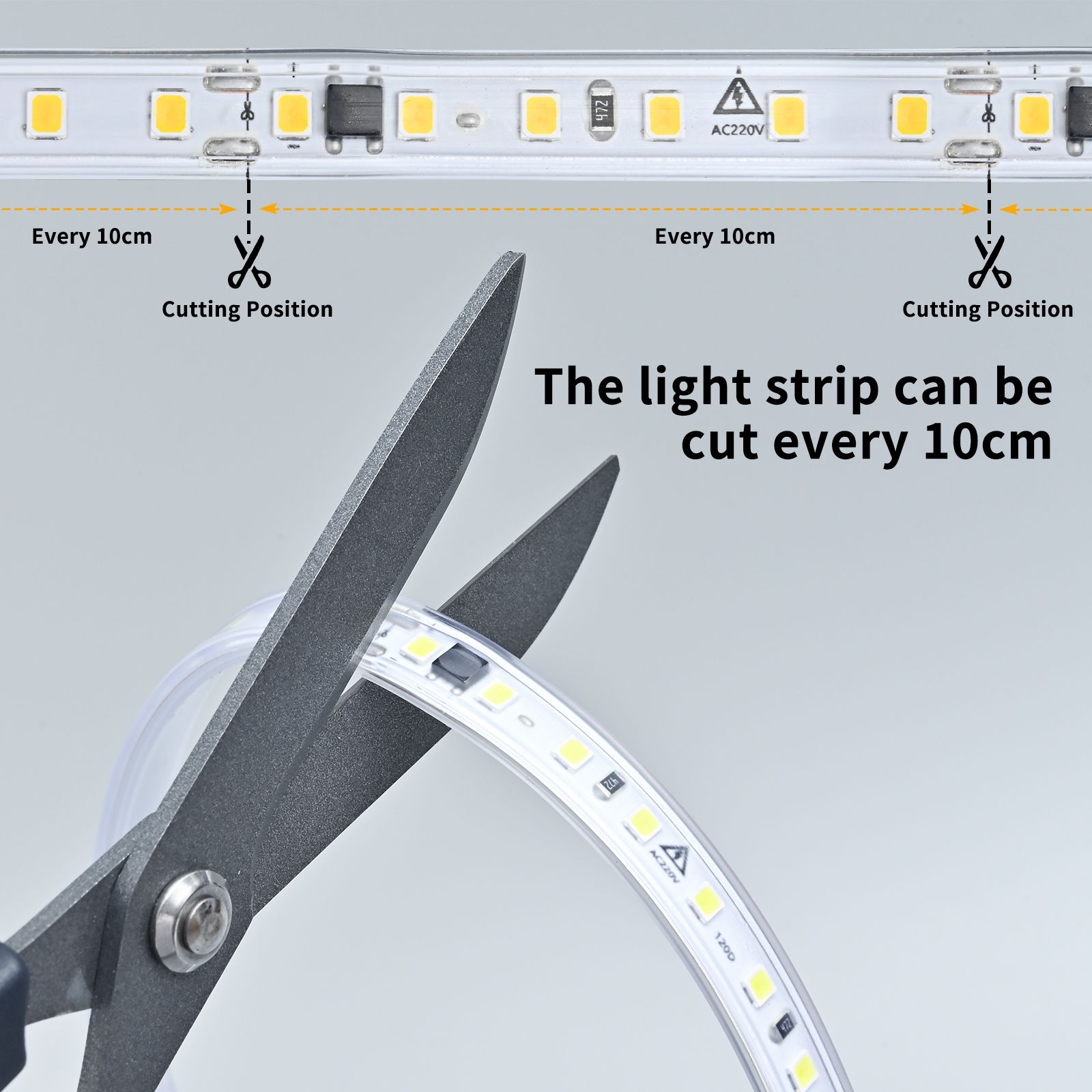 220V Waterproof LED Strip Ligh – Kitchen Appliances In White Bewertung und Preis