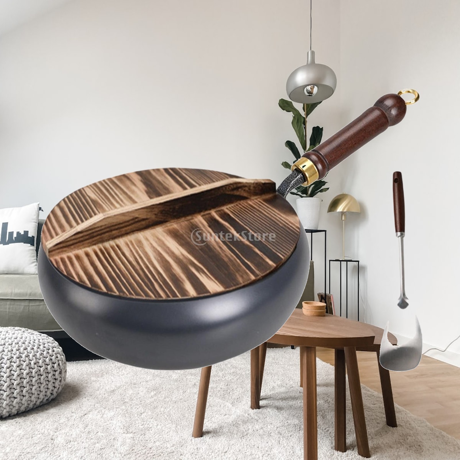 Stir Fry Wok Nonstick Iron Fla – Wok Electric Flat Bewertung und Preis