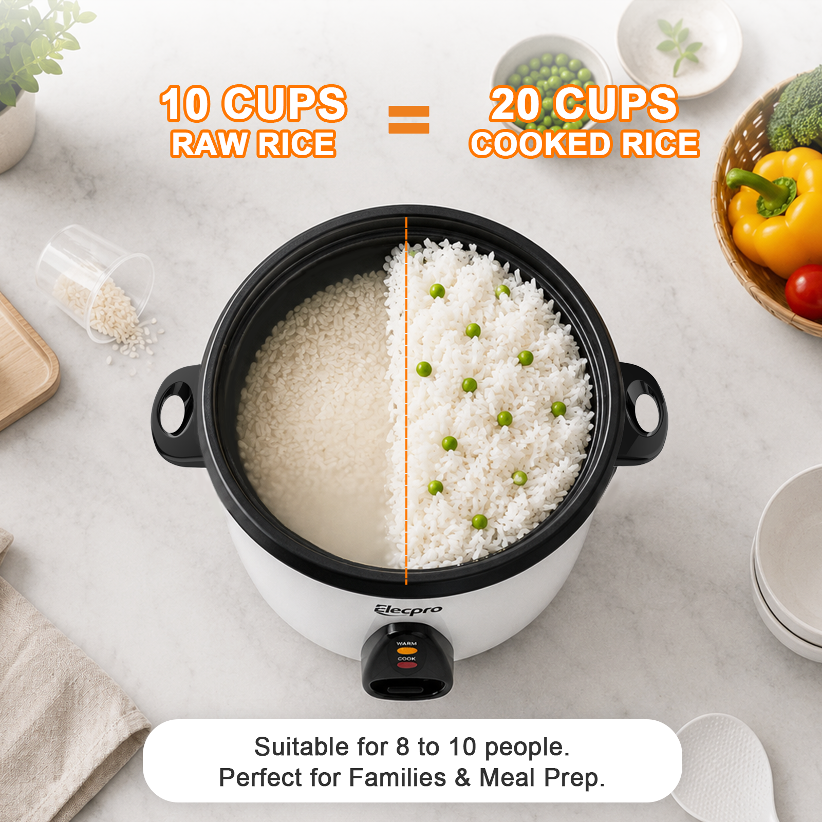 Elecpro 10-Cup Multifunction R – Rice Cooker 10 Cup Bewertung und Preis