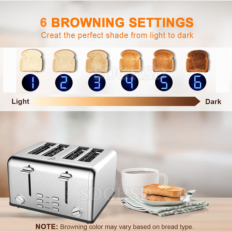 New Design Electrical Stainles – Toaster 4 Slice Bewertung und Preis