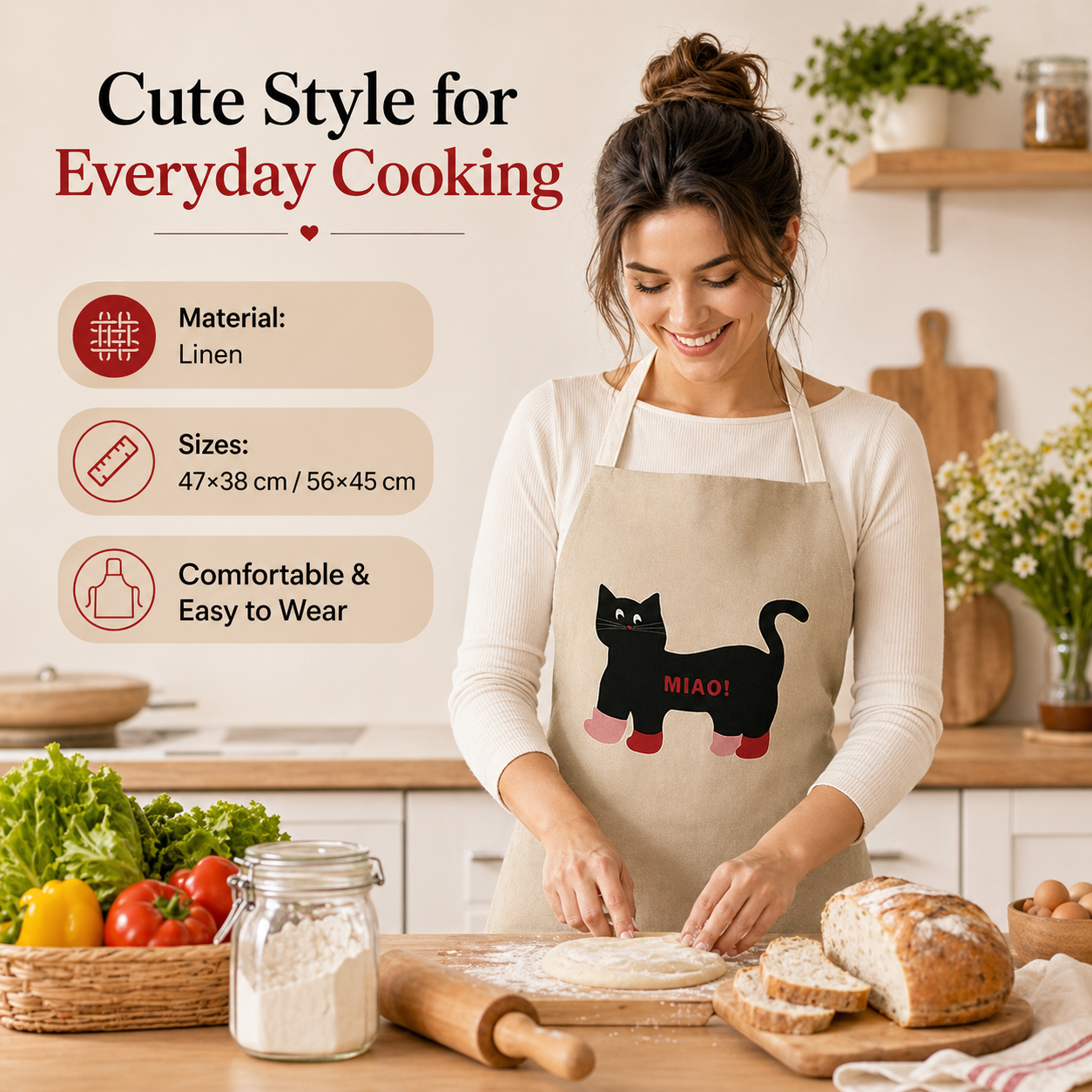 Cute Black Cat White Rabbit Li – Kitchen Appliances In White Bewertung und Preis
