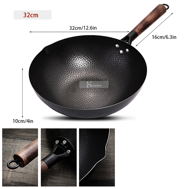 Carbon Steel Wok Pan,32cm Woks – Wok Electric Flat Bewertung und Preis
