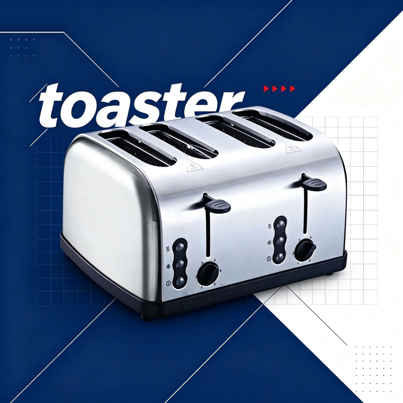 3-in-1 Breakfast Station 2-Wid – Toaster 4 Slice Bewertung und Preis